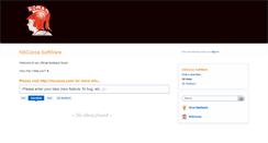 Desktop Screenshot of feedback.nscocoa.com